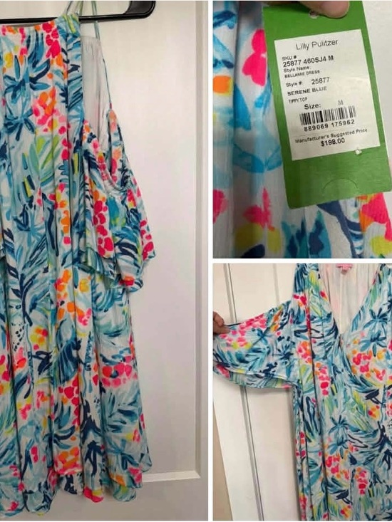 Lilly Pulitzer Dresses & Skirts - Lilly Pulitzer Serene Blue Multicolor Floral Dress